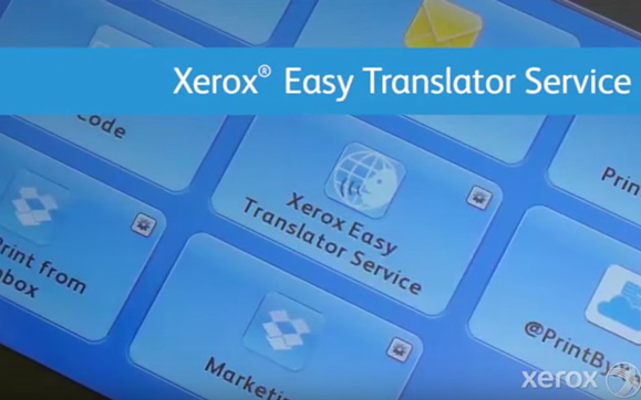 Le service Xerox® Easy Translator est une suite complète de services de traduction sur le cloud